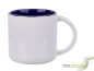Mobile Preview: Photo ceramic mug BIG in blue including your desired imprint